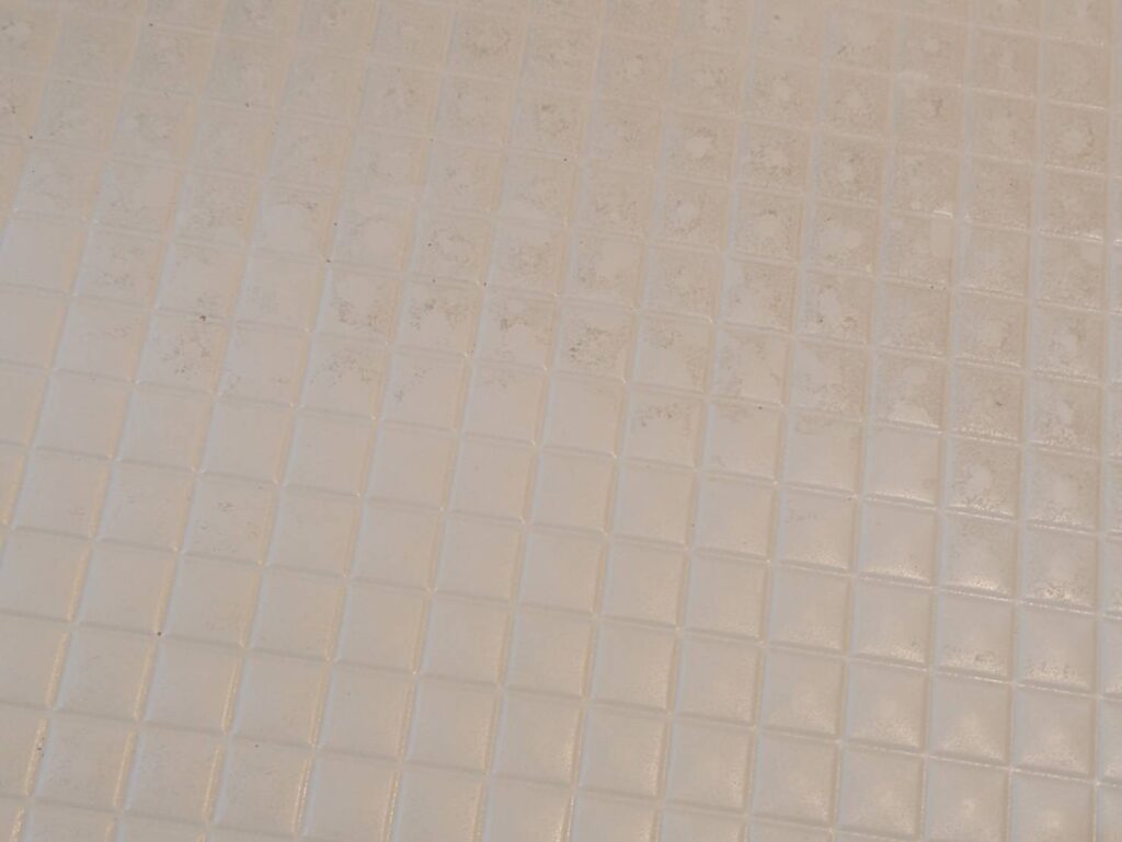 お風呂の水垢　お掃除検証